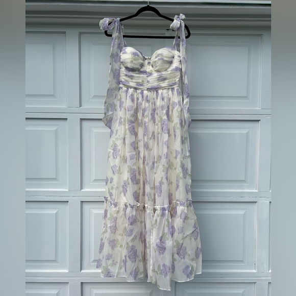 Petal & Pup Floret Midi Dress - Picture 3 of 8